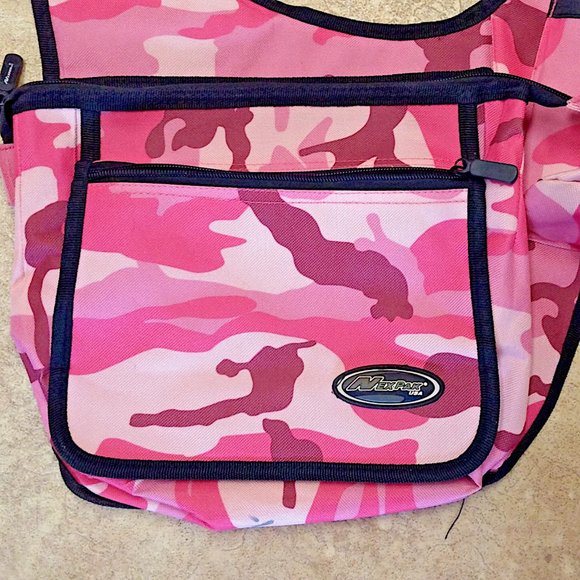 Nexpak Pink Camo Cordura Shoulder Pack Sling HandBag - Picture 2 of 7